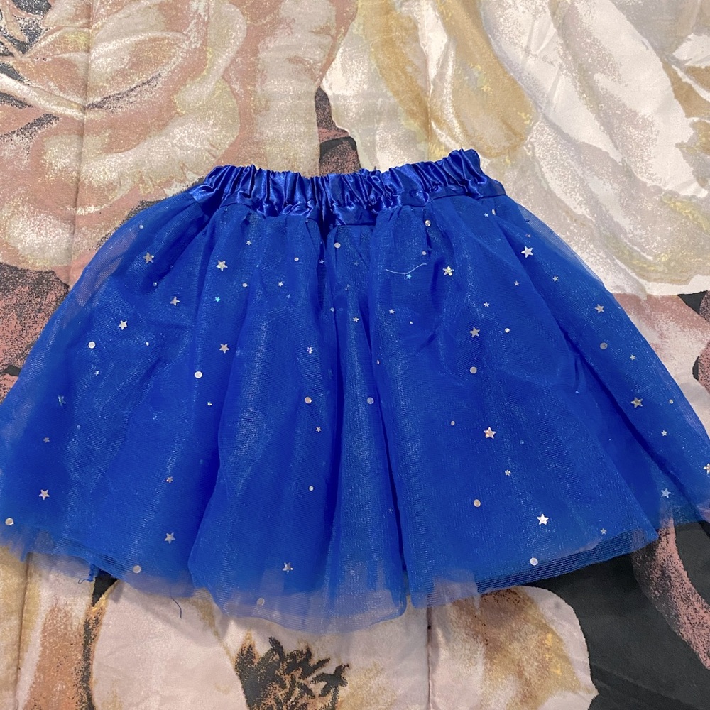 Blue star tutu skirt